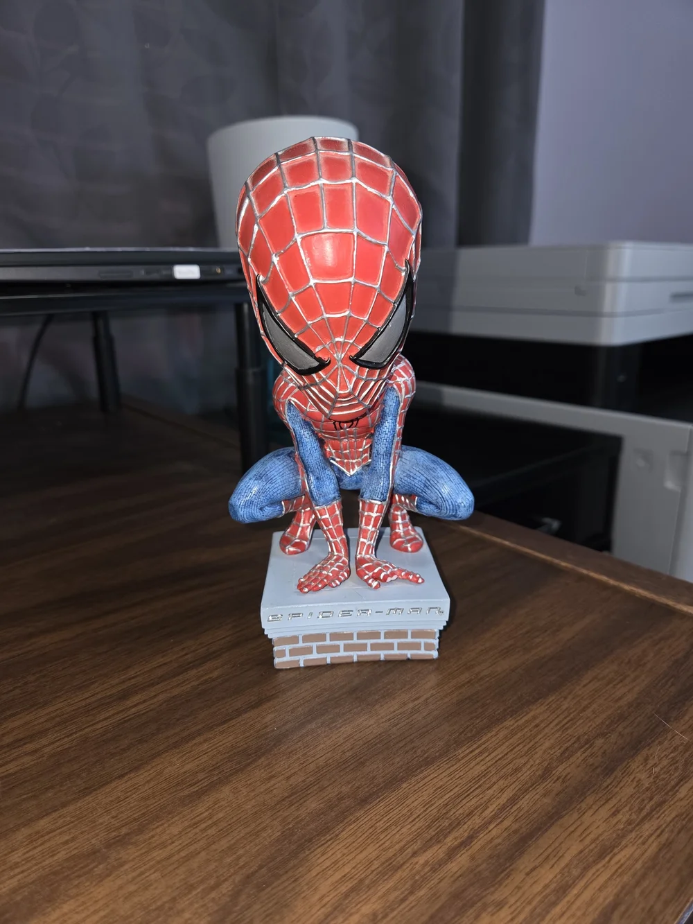 Marvel Comics Spider-Man Head Knocker/Bobblehead Figure By NECA 2002, Great!